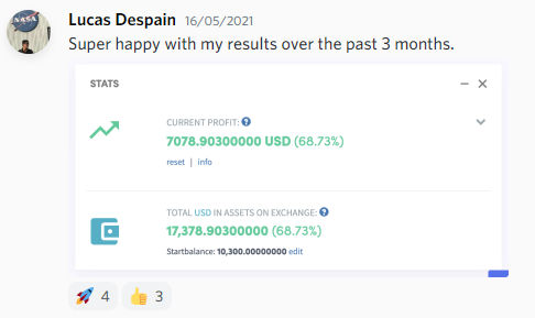 Testimonials Cryptocurrency Trading Signals, Strategies & Templates | DexStrats